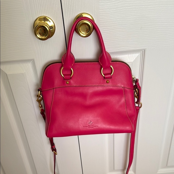 Dooney & Bourke Florentine Pink Crossbody Bag with Adjustable Strap - Picture 2 of 7